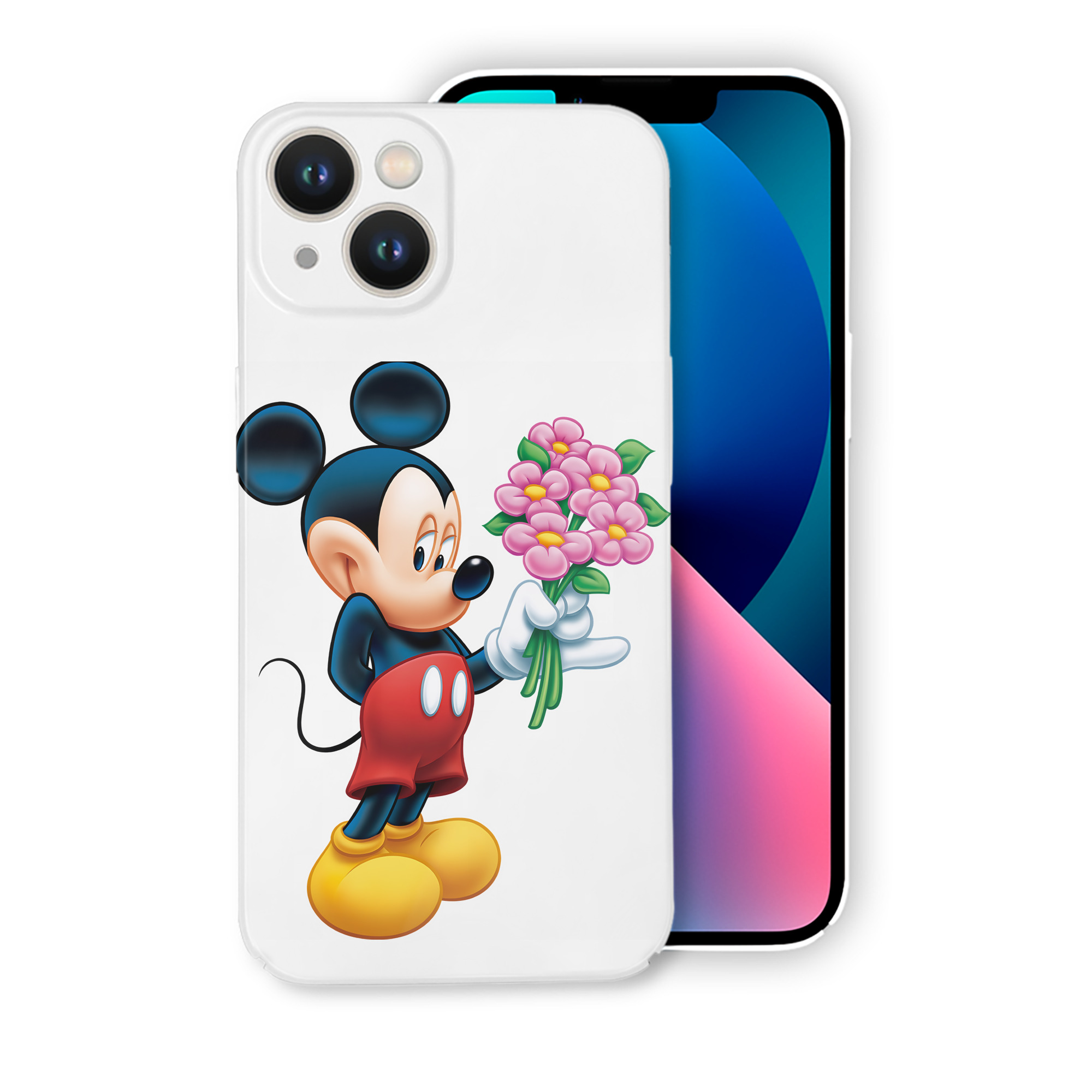 （画像用） ミッキーマウス Mickey Mouse 【iPhone 14シリーズ対応】ハードケース